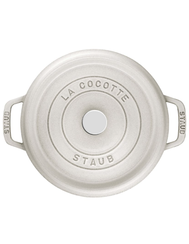 Garnek Żeliwny Okrągły Staub 40501-409-0 - Biała Trufla 1.7 Ltr