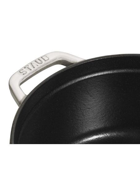 Garnek Żeliwny Okrągły Staub 40501-409-0 - Biała Trufla 1.7 Ltr