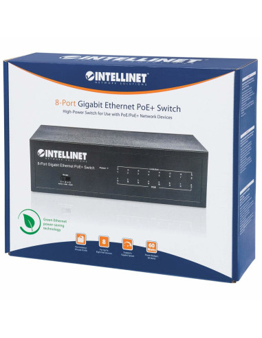 Intellinet Gigabit Switch 8X 10/100/1000 Rj45 Poe+