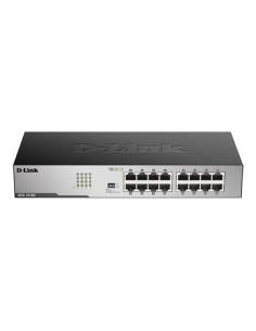 D-Link Dgs-1016D/E Łącza Sieciowe Nie Zarządzany Czarny, Metaliczny 2