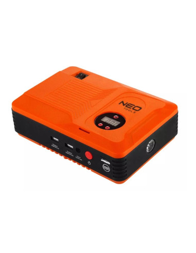 Urządzenie Rozruchowe Neo Tools "Jumpstarter", Power Bank 14Ah, Kompresor 3.5 Bar, Latarka
