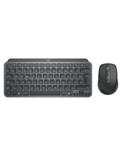 Logitech 920-011054 Klawiatura Dołączona Myszka Biuro Rf Wireless + Bluetooth Qwertz Niemiecki Grafitowy