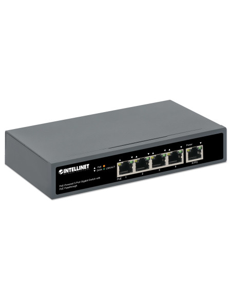 Intellinet Switch Gigabit 5X Poe Passthrough Zasil
