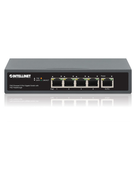 Intellinet Switch Gigabit 5X Poe Passthrough Zasil