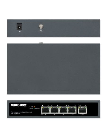 Intellinet Switch Gigabit 5X Poe Passthrough Zasil