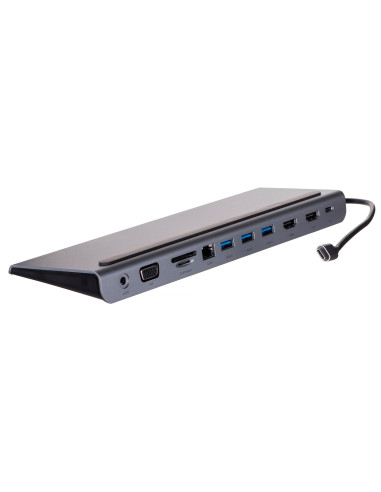 Unitek Hub Usb-C 11W1, Usb-C, Rj45, Mst, 100W Pd
