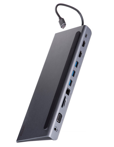 Unitek Hub Usb-C 11W1, Usb-C, Rj45, Mst, 100W Pd