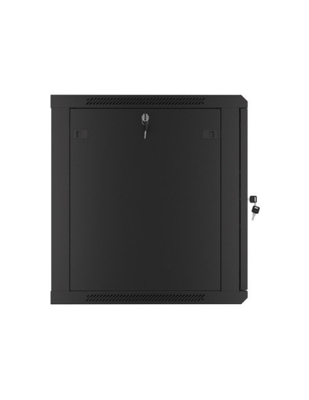 Lanberg Szafa Wisząca Rack 19" 12U 600X600 Drzwi Metalowe Czarna (Flat Pack) Wf01-6612-00B