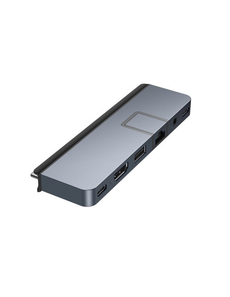 Hyper Duo Pro 7-In-2 Usb-C Hub Usb Type-C 104 Mbit/S Szary