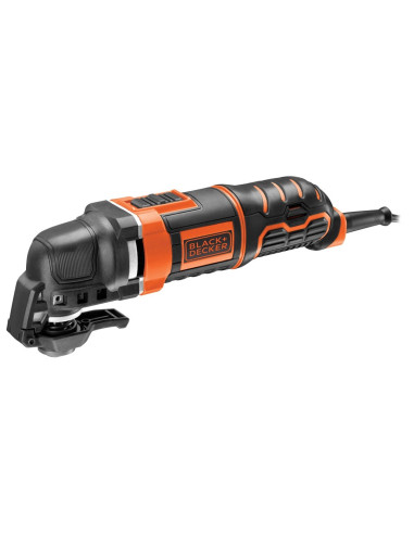 Black & Decker Mt300Ka-Qs Oscylujące Narzędzie Wielofunkcyjne Czarny, Pomarańczowy 300 W 10000 Opm