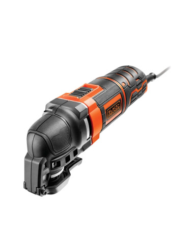 Black & Decker Mt300Ka-Qs Oscylujące Narzędzie Wielofunkcyjne Czarny, Pomarańczowy 300 W 10000 Opm