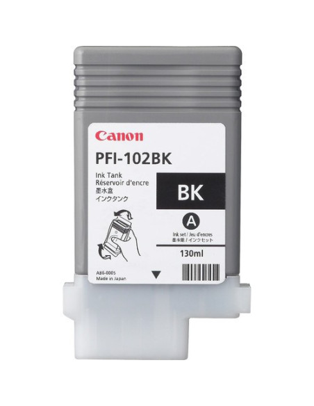 Canon Pfi-102Bk Nabój Z Tuszem Oryginalny Czarny