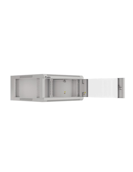 Lanberg Szafa Wisząca 19" 4U 570X600 Szybki Montaż (Szara, Flat Pack) Wffa-5604-10S