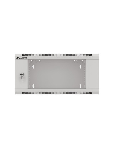 Lanberg Szafa Wisząca 19" 4U 570X600 Szybki Montaż (Szara, Flat Pack) Wffa-5604-10S