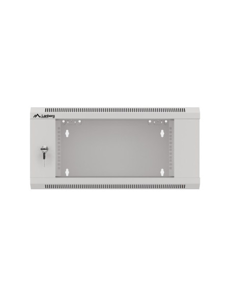 Lanberg Szafa Wisząca 19" 4U 570X600 Szybki Montaż (Szara, Flat Pack) Wffa-5604-10S