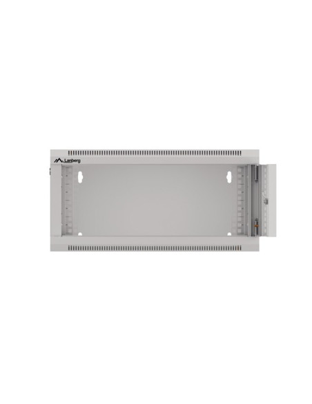 Lanberg Szafa Wisząca 19" 4U 570X600 Szybki Montaż (Szara, Flat Pack) Wffa-5604-10S