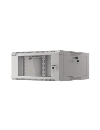 Lanberg Szafa Wisząca 19" 4U 570X600 Szybki Montaż (Szara, Flat Pack) Wffa-5604-10S