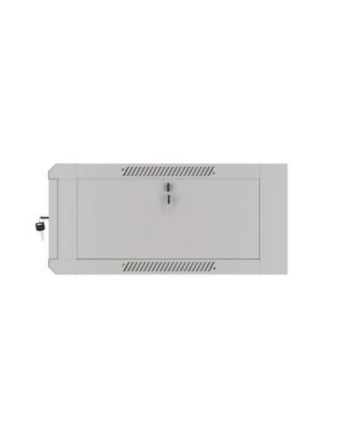 Lanberg Szafa Wisząca 19" 4U 570X600 Szybki Montaż (Szara, Flat Pack) Wffa-5604-10S