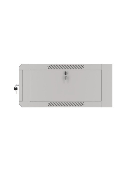 Lanberg Szafa Wisząca 19" 4U 570X600 Szybki Montaż (Szara, Flat Pack) Wffa-5604-10S