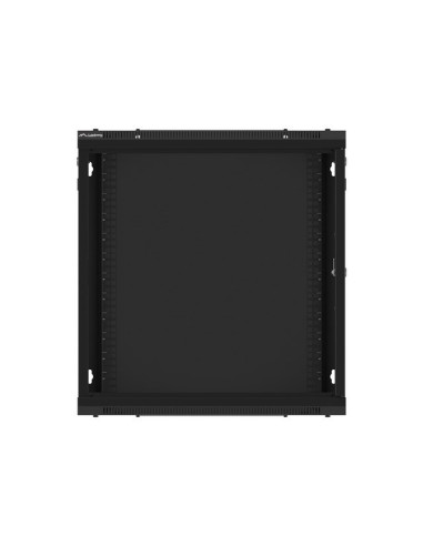 Lanberg Szafa Wisząca Rack 19" 12U 600X450 Drzwi Metalowe Czarna (Flat Pack) Wf01-6412-00B