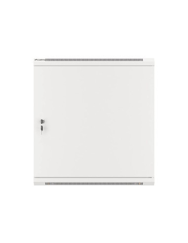 Lanberg Szafa Wisząca Rack 19" 12U 600X450 Drzwi Metalowe Szara (Flat Pack) Wf01-6412-00S