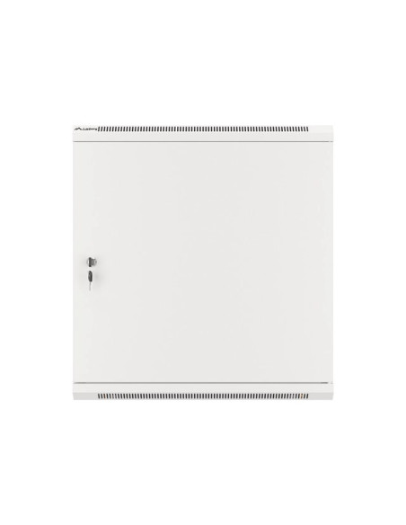 Lanberg Szafa Wisząca Rack 19" 12U 600X450 Drzwi Metalowe Szara (Flat Pack) Wf01-6412-00S