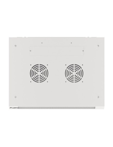 Lanberg Szafa Wisząca Rack 19" 12U 600X450 Drzwi Metalowe Szara (Flat Pack) Wf01-6412-00S