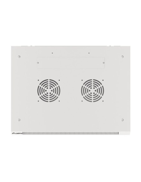 Lanberg Szafa Wisząca Rack 19" 12U 600X450 Drzwi Metalowe Szara (Flat Pack) Wf01-6412-00S