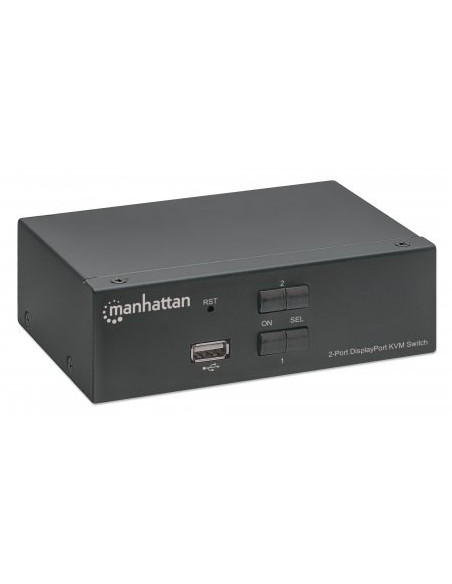 Manhattan Przełącznik Kvm Displayport/Usb 2X1 4K*6