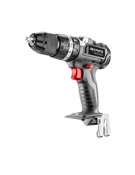 Wiertarko-Wkrętarka Akumulatorowa Bezszczotkowa Z Udarem Energy+ 18V, Li-Ion, Bez Akumulatora, 58G020 Graphite