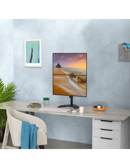 Techly Ica-Lcd 2520V Uchwyt / Stojak Do Monitorów 68,6 Cm (27") Biurko Czarny