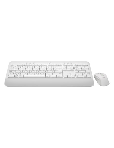 Logitech Signature Mk650 Combo For Business Klawiatura Dołączona Myszka Biuro Bluetooth Qwertz Niemiecki Biały