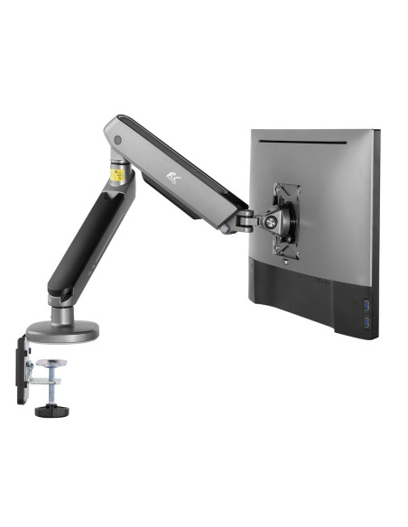 Uchwyt Do Monitora Gamingowy Nanors, Podświetlenie Led Rgb, 17-32", Max. 9Kg, Vesa 75X75 / 100X100, Rs165