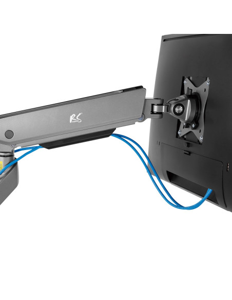 Uchwyt Do Monitora Gamingowy Nanors, Podświetlenie Led Rgb, 17-32", Max. 9Kg, Vesa 75X75 / 100X100, Rs165