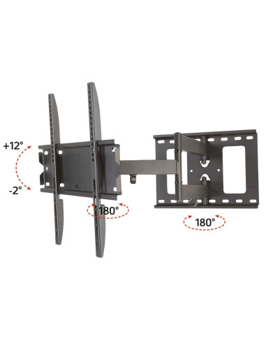 Techly Ica-Plb 148M Uchwyt Do Telewizorów 139,7 Cm (55") Czarny