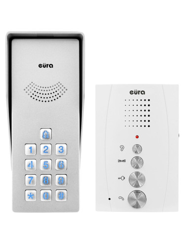Domofon Eura Adp-38A3 Entra, (Biały)
