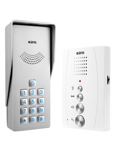 Domofon Eura Adp-38A3 Entra, (Biały)