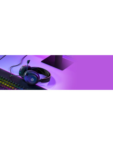Steelseries Arctis Nova 1 Zestaw Słuchawkowy Przewodowa Opaska Na Głowę Gaming Czarny