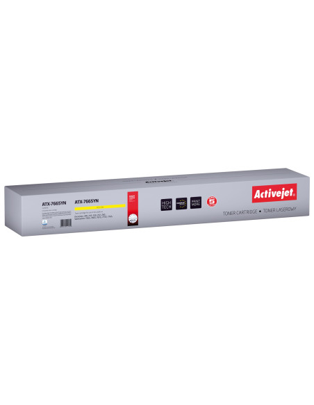 Activejet Atx-7665Yn Toner (Zamiennik Xerox 006R01450  Supreme  34000 Stron  Żółty)