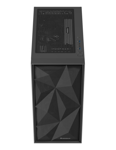 Natec Obudowa Gamingowa Genesis Diaxid 605F Midi Tower Usb-C Z Oknem Czarna