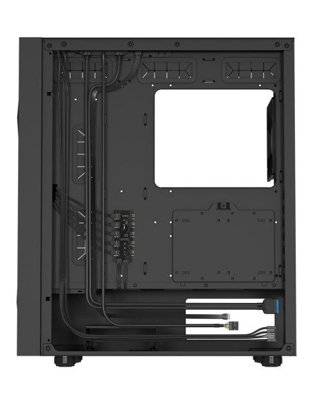 Natec Obudowa Gamingowa Genesis Diaxid 605F Midi Tower Usb-C Z Oknem Czarna