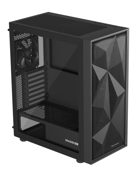 Natec Obudowa Gamingowa Genesis Diaxid 605F Midi Tower Usb-C Z Oknem Czarna