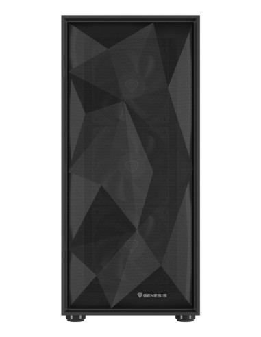 Natec Obudowa Gamingowa Genesis Diaxid 605F Midi Tower Usb-C Z Oknem Czarna