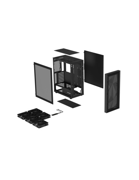 Natec Obudowa Gamingowa Genesis Diaxid 605F Midi Tower Usb-C Z Oknem Czarna