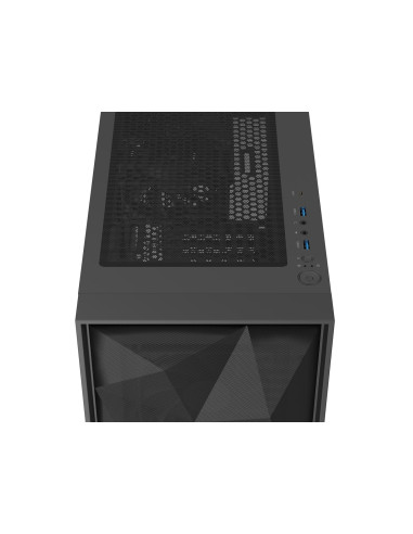 Natec Obudowa Gamingowa Genesis Diaxid 605F Midi Tower Usb-C Z Oknem Czarna