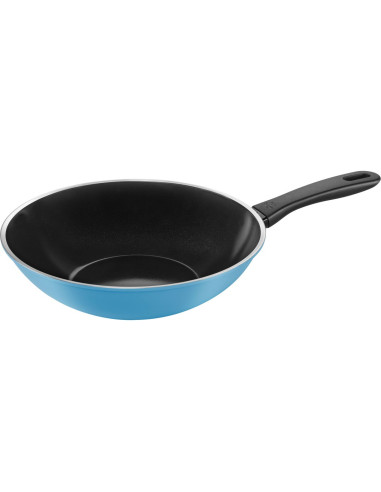 Ballarini Caprera Wok 28 Cm Niebieski
