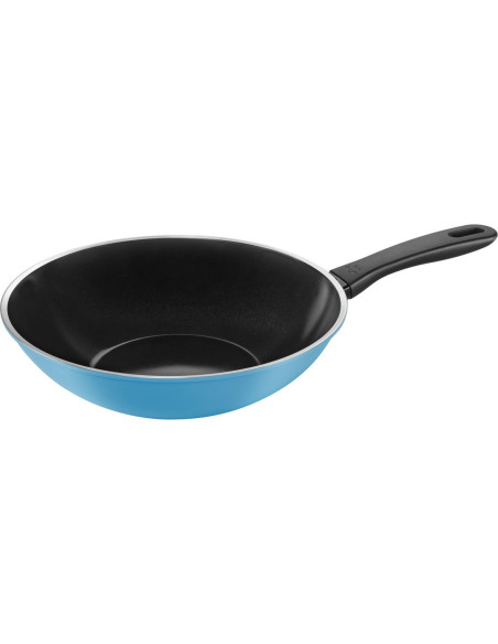 Ballarini Caprera Wok 28 Cm Niebieski
