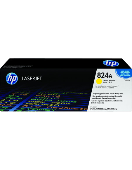 Hp 824A Oryginalny Wkład Z Żółtym Tonerem Laserjet