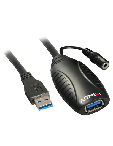 Lindy 43099 Kabel Usb Usb 3.2 Gen 1 (3.1 Gen 1) 15 M Usb A Czarny