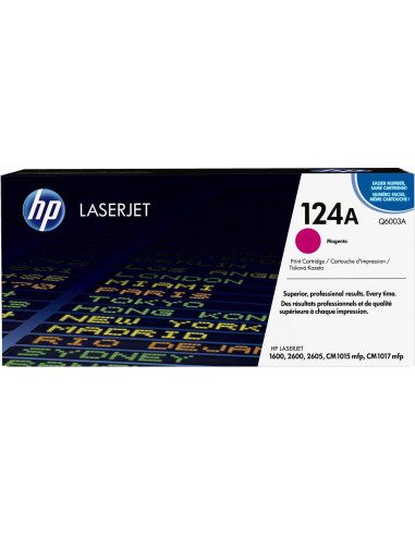 Toner Hp Czerwony Hp 124A, Hp124A Q6003A, 2000 Str.